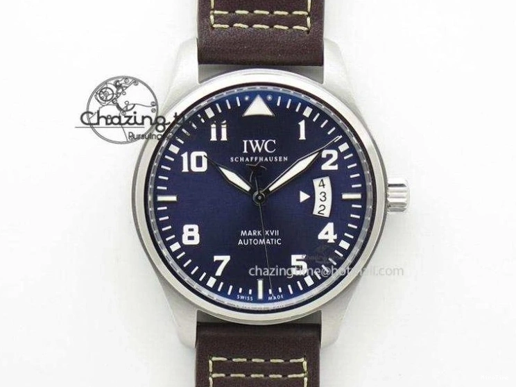 MIROTIME 0501 RelaxedFit Big Pilot Real PR IW500435 “Muhammad Ali” ZF Best Edition On Black Leather Strap A 7295